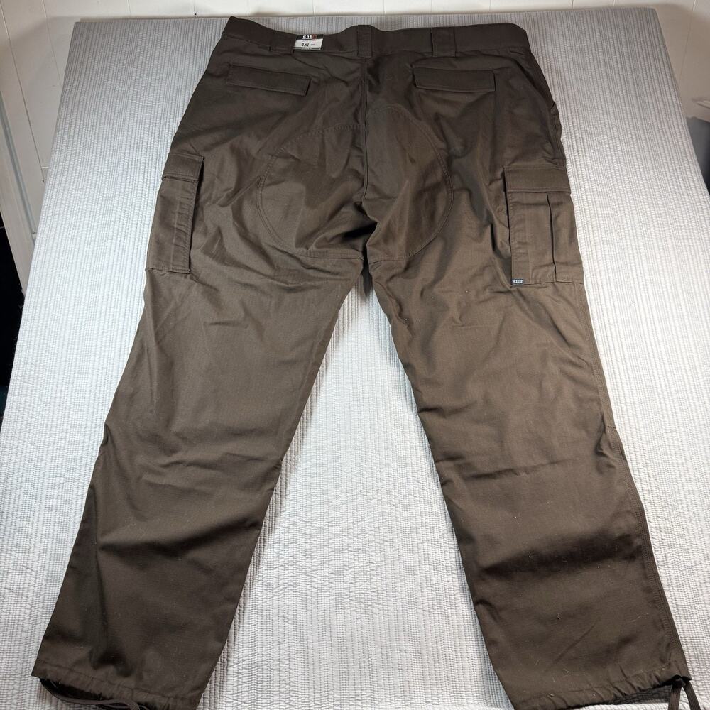 5.11 Tactical Ripstop TDU Cargo Pants Men’s 4X Long Reinforced Knees Brown NWT
